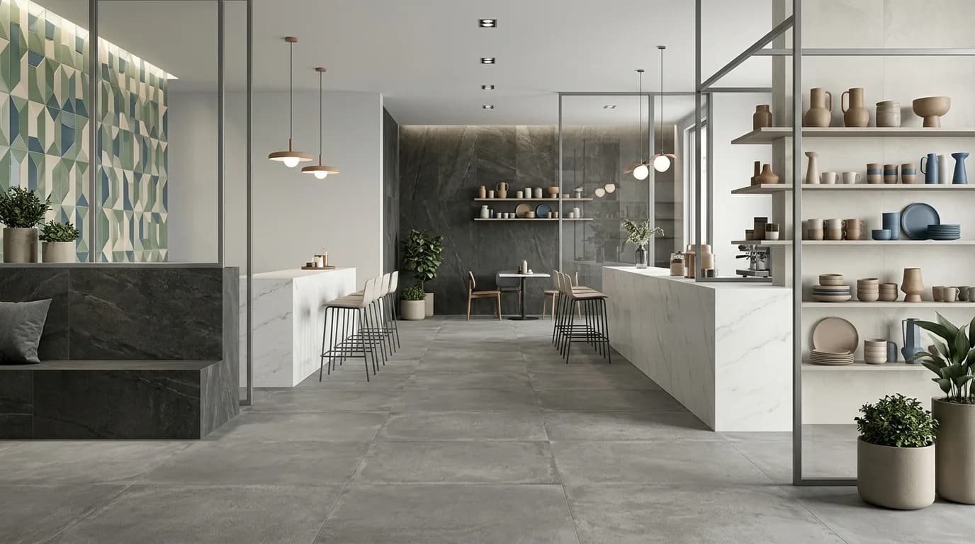 Ticari alan seramik uygulaması